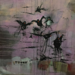 THEY ARE HERE AGAIN 100x100 cm